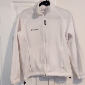 Columbia Women's Medium White Fleece Jacket